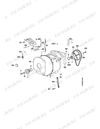Взрыв-схема стиральной машины Aeg Electrolux LAV46980 - Схема узла Functional parts 267